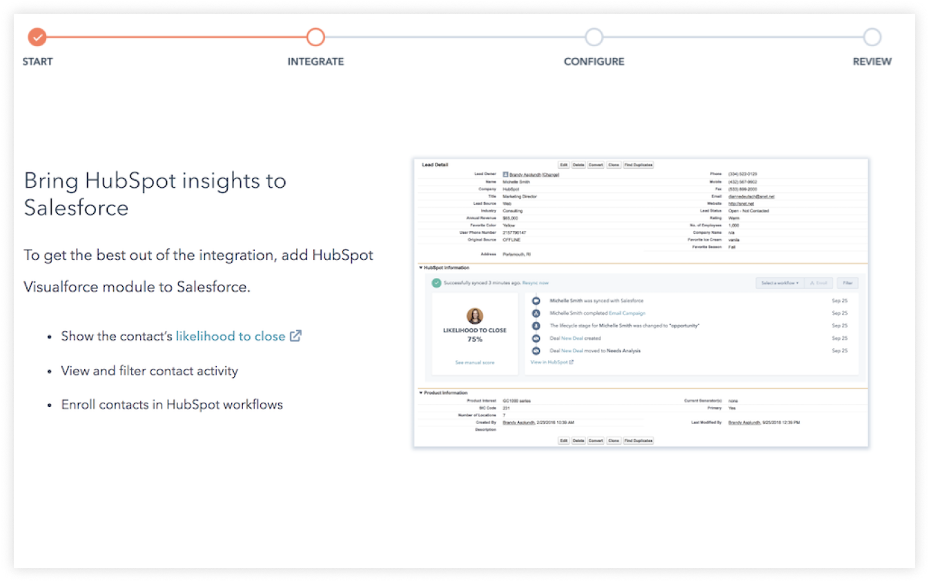 Report-Salesforce Integration